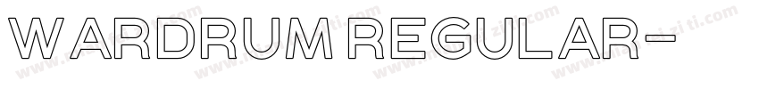 Wardrum Regular字体转换